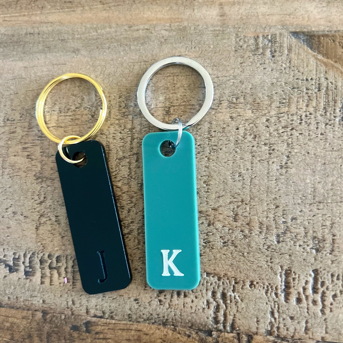 Initial Acrylic Keychain