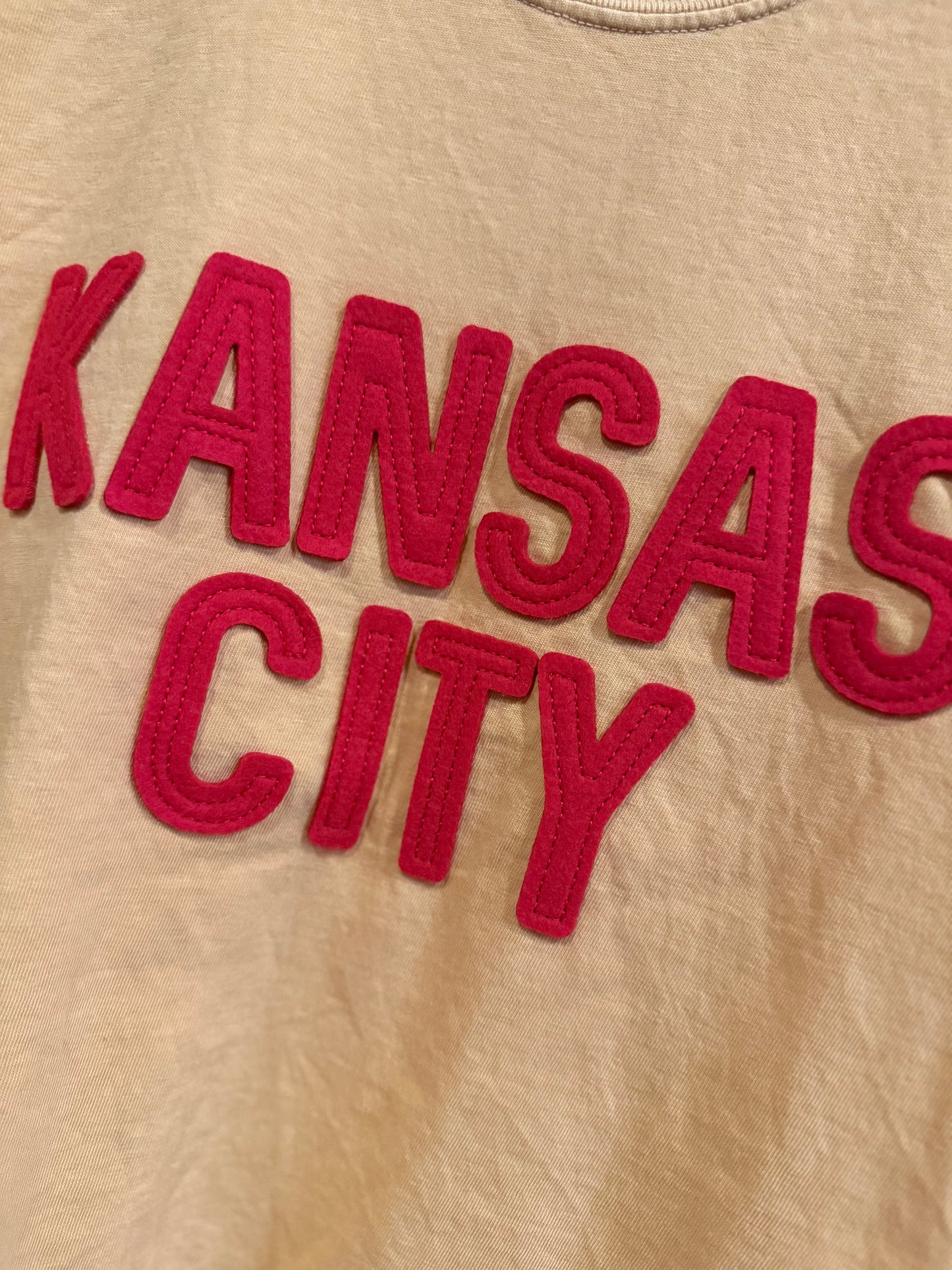 Personalized Signature Felt Appliqué Tee | Custom Block Name T-Shirt