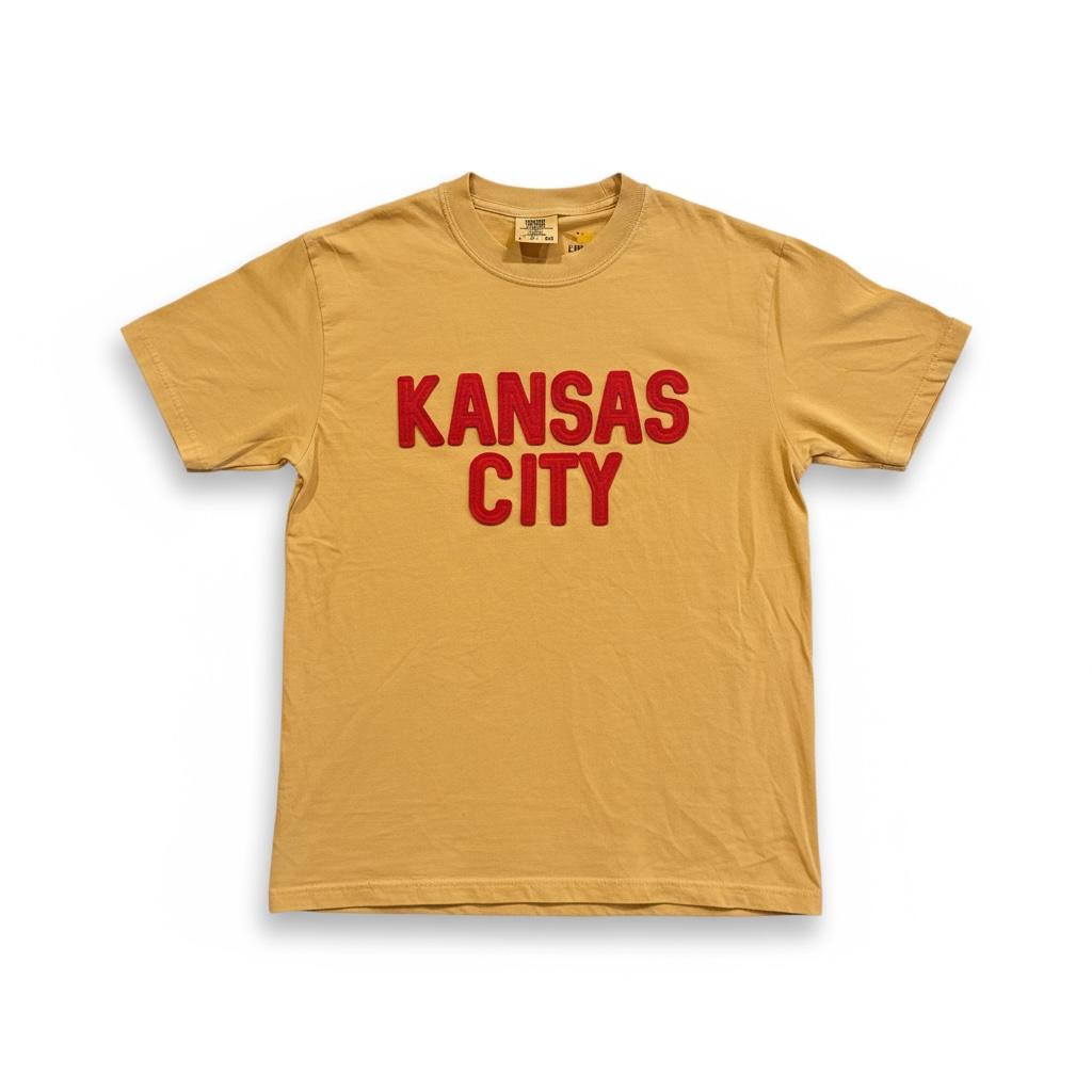 Personalized Signature Felt Appliqué Tee | Custom Block Name T-Shirt