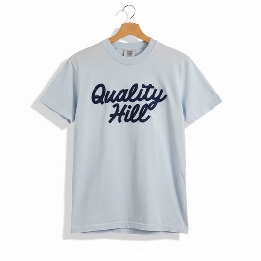 Personalized Signature Felt Appliqué Tee | Custom Script Name T-Shirt