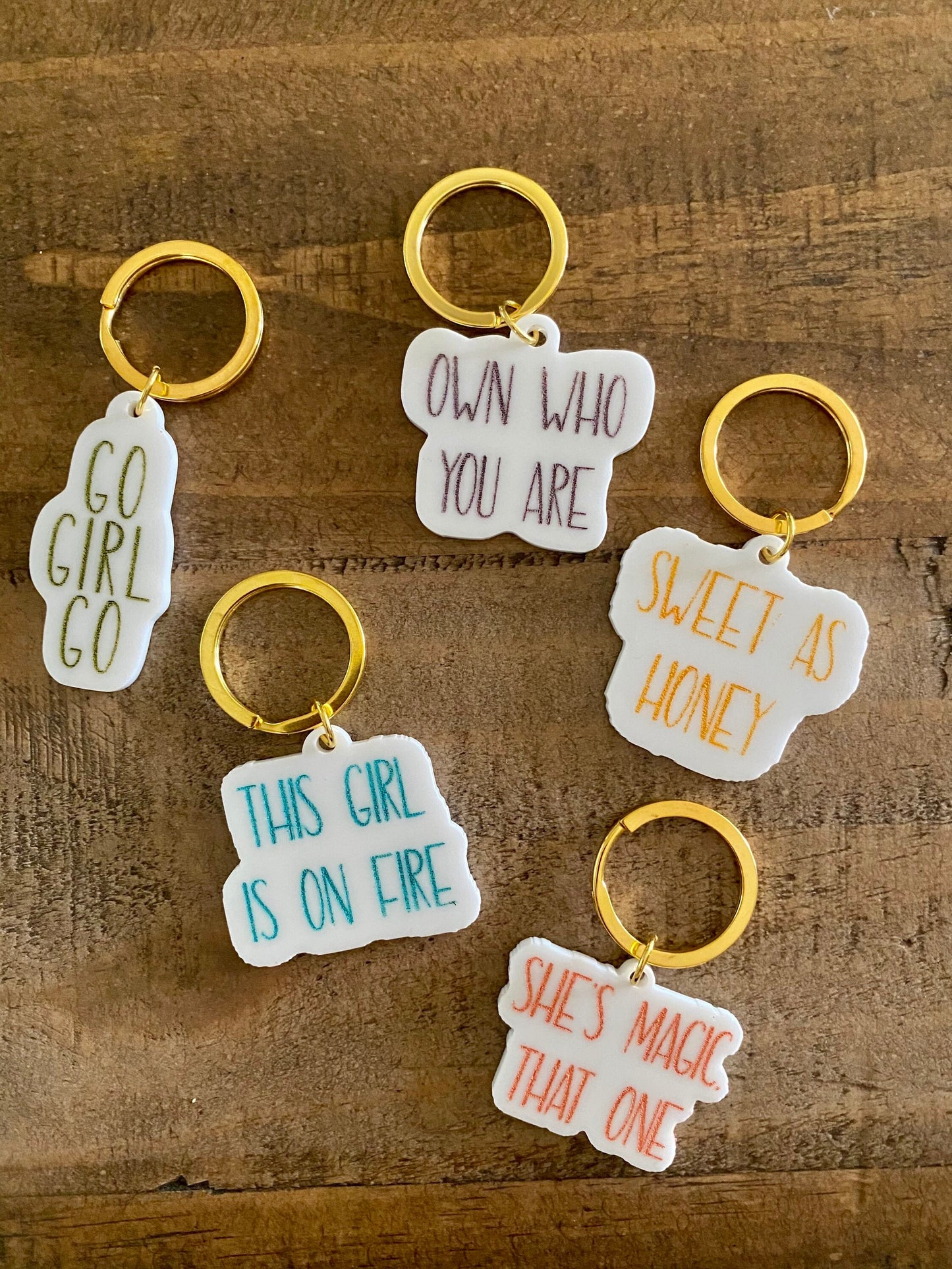 Girl Power Acrylic Keychain