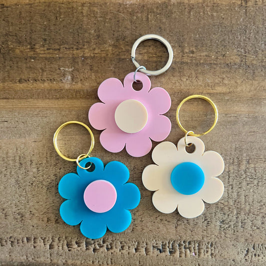 Custom Flower Keychain